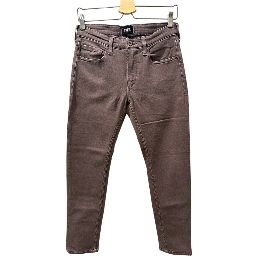Paige Lennox Jeans. Medium gray color.